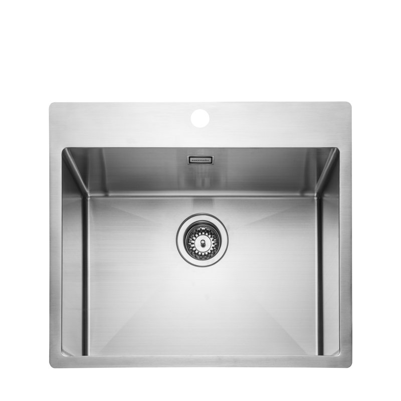 Rangemaster Cosmo 1 Bowl Stainless Steel Inset Kitchen Sink