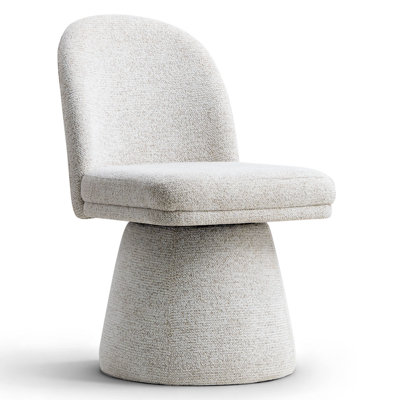 Essex Upholstered Fabric 360°Swivel Dining Chair