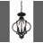 Oswald 3-Light 11" Flush Mount in Matte Black-1564497482
