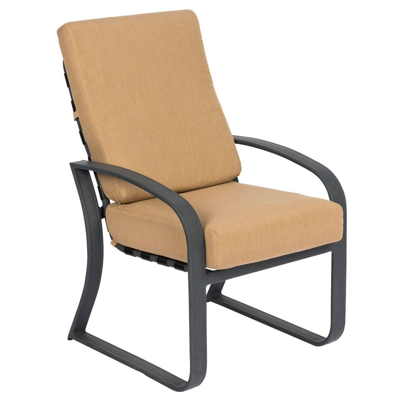 Chaise de salle à manger, Écorce Fife, Noir texturé