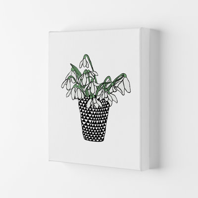 Snowdrops by Carissa Tanton - Wrapped Canvas Print