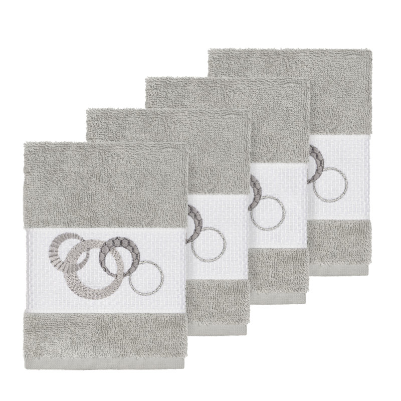 Gant de toilette Annabelle, Gris clair