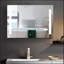 Miroir 36x26 pouces à DEL noir