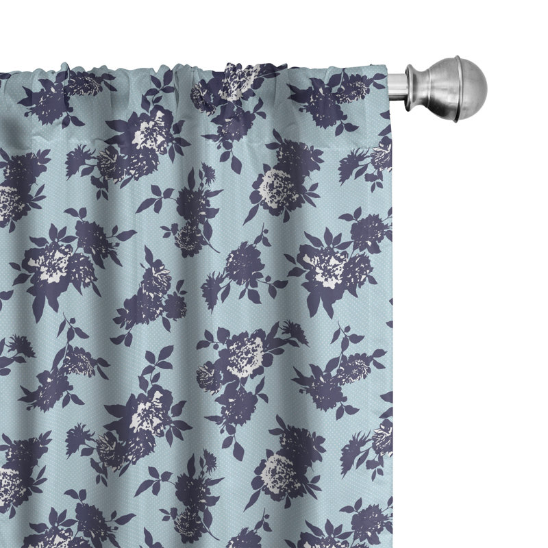 Rideaux 4 panneaux East Urban Home