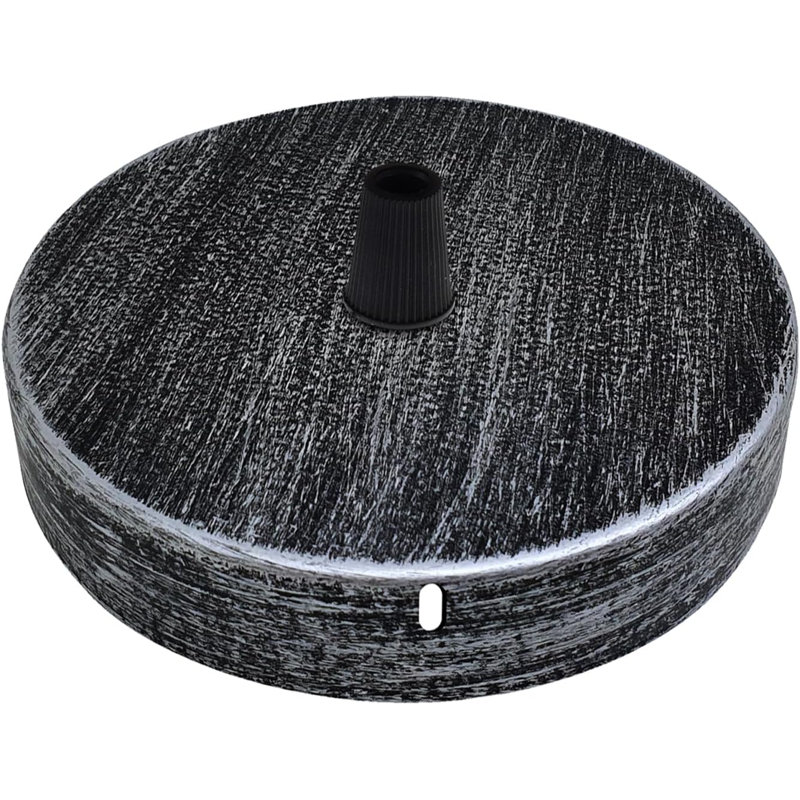 Solarah Single Outlet Ceiling Rose 100Mm Metal Ceiling Rose With Cord Grip And Fitting Accessories, For Ceiling Rose Lighting And Wall Lamp Lighting Kit