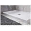 Glasstone 60x36 Inch White Shower Base with SMC Solid Finish - Anti-Slip Surface & Stainless Steel Drain Cover