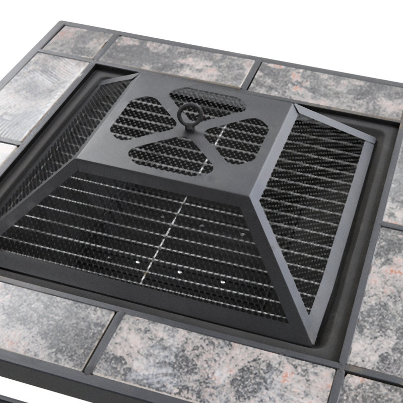 Belser Square Steel Fire Pit