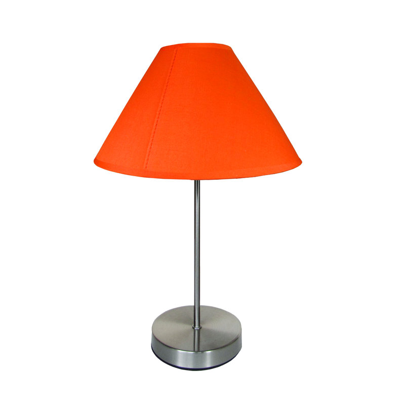 Merna Metal Table Lamp, Orange