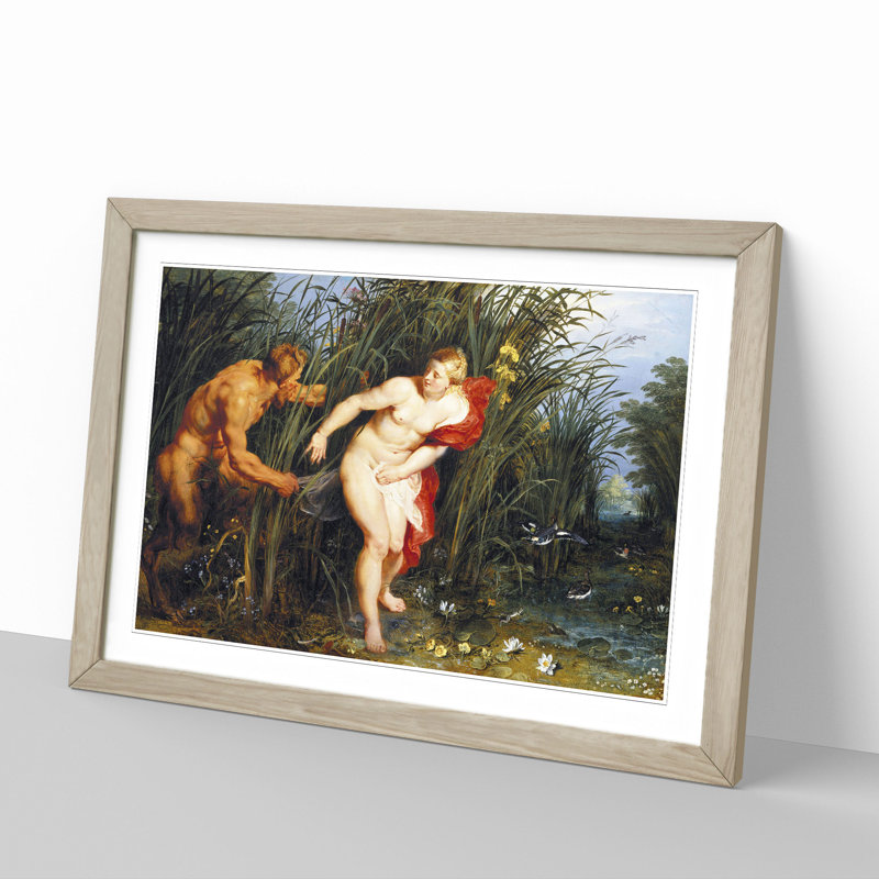 Sensation and Sensuality by Peter Paul Rubens - Picture Frame Painting, Oak Framed, 27cm H x 36cm W x 2cm D