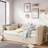 Upholstered Daybed With Pop Up Trundle-430244540