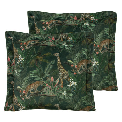 Evans Floral Square Cushion