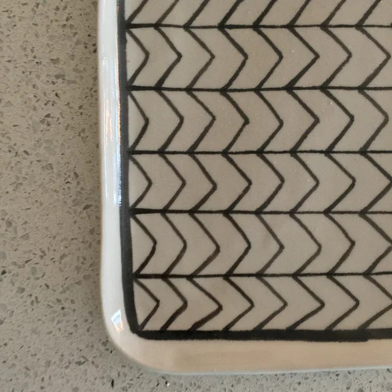 Plateau en porcelaine