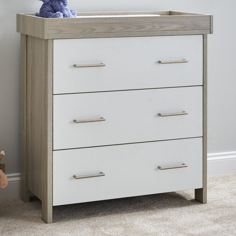 Nika Changing Unit, Grey Wash/White
