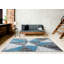 Tapis bleu / noir / gris Gini-1146034038