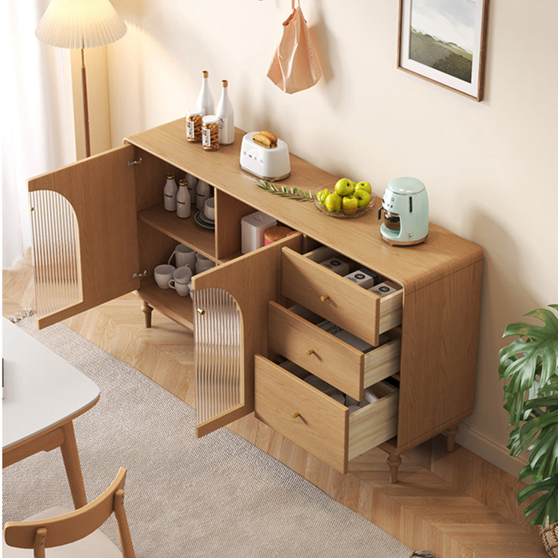 Armoire d'appoint en bois massif, H 31,5 po x l 59,06 po x P 15,75 po