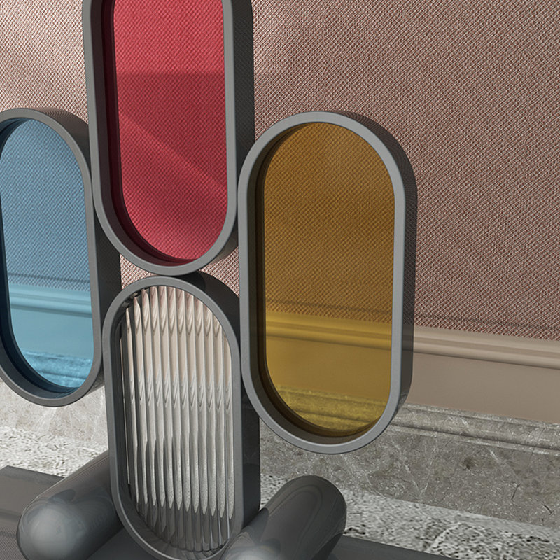 Console Modern Luxury, Argent argent, Gris