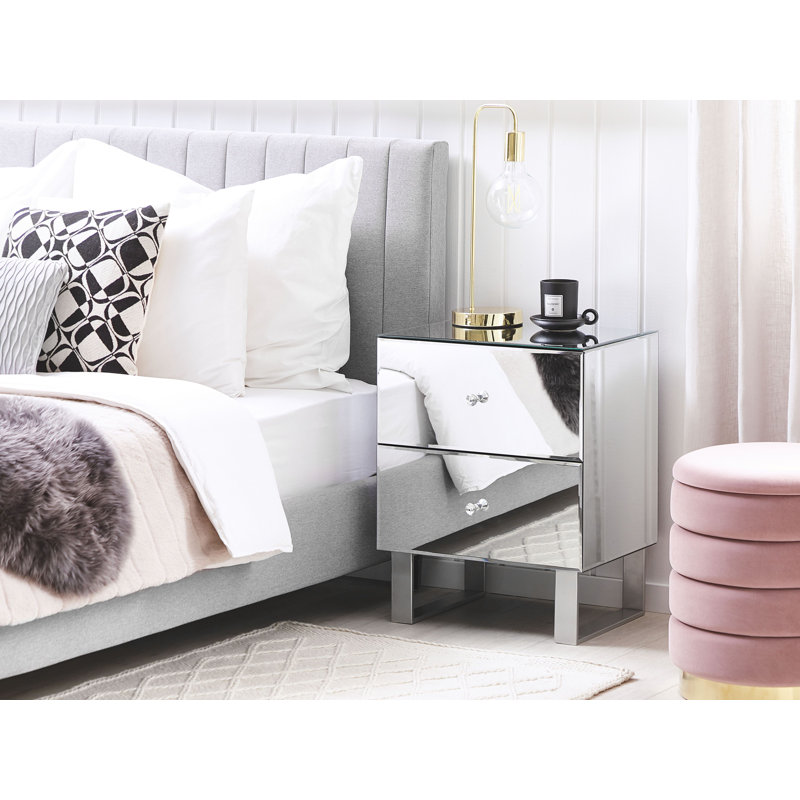 Noyes 48cm W Bedside Table