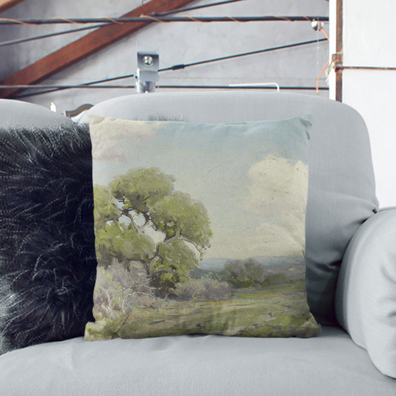 Square Cushion, 40cm H x 40cm W x 15cm D, White