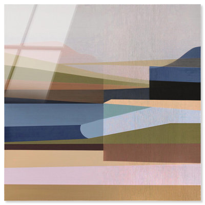 «Beauty of a Geometric II», reproduction murale imprimée sur toile par Art Remedy, prête à être suspendue, 20 x 20