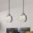 1 - Light Matte Black Single Pendant