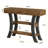 41" Console Table With Storage Shelves And Curved Frame-452388790