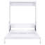 Grand lit blanc avec tablette