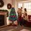 Lighted Artificial Christmas Tree-1164224777