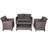 Jumpol 4 - Person Patio Conversation Set with Cushions