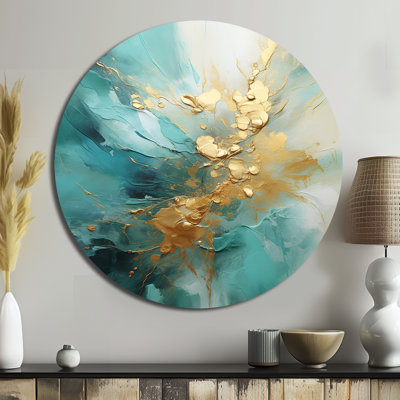 Dubois - Art abstrait rond en métal
