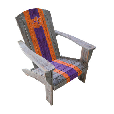 NCAA Wood Adirondack Chair by Fan Life