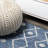 Nokat Tribal Bohemian Blue/Ivory Indoor/Outdoor Rug-222236306