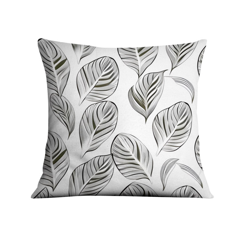 Coussin décoratif, Housse de coussin seulement - sans coussin, H 16 po x l 16 po