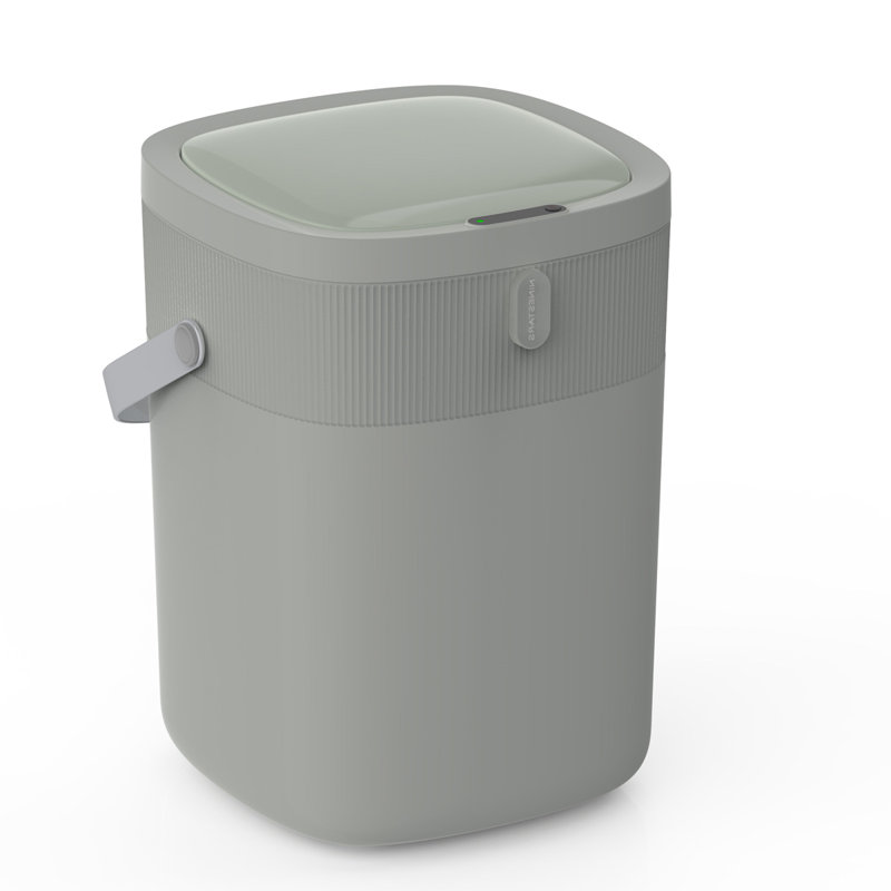 Ninestars Odor Shield Infrared Motion Sensor Trash Can 4 Gallon For Bedroom Office