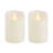 Mikasa Unscented Realistic-Flame LED Wax Pillar Candles