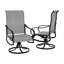 Fauteuil de patio extérieur en acier Angeli-1150966397