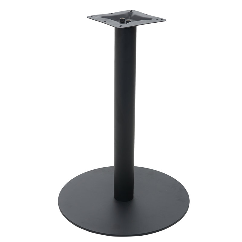 Uptown Sand Black Steel 20" Round Table Base