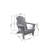 Folding Adirondack Chair With Side Table-2072614384