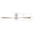 52" Savitri LED Smart Flush Mount Ceiling Fan with Remote Control and Light Kit Included