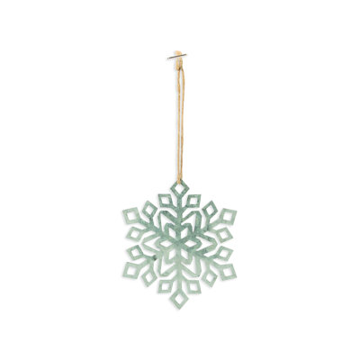 1.5'' Metal Snowflakes Holiday Shaped Ornament