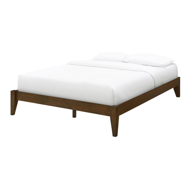 Kieron Nova Wood Platform Base, Full /Double, Walnut