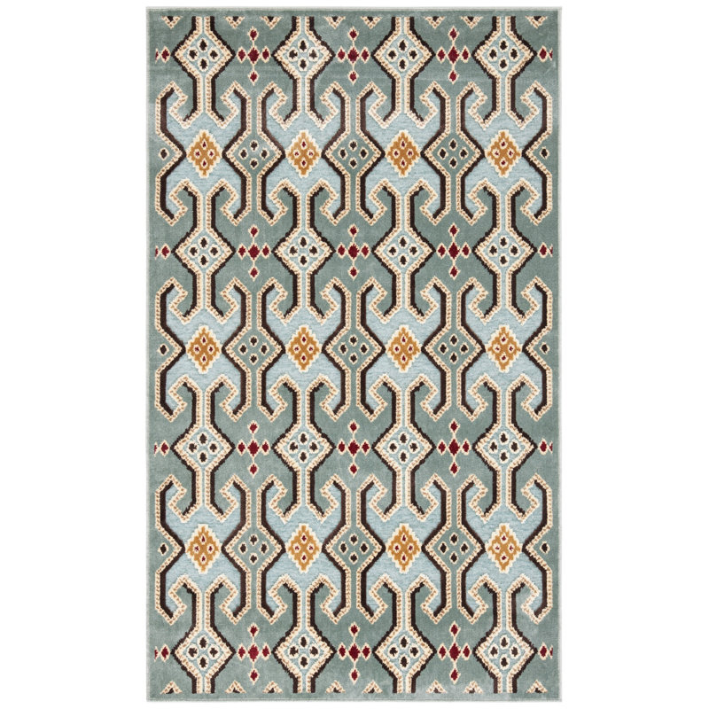 Braswell Performance Geometric Rug, Rectangle 3'3" x 5'7"