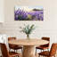Plantes et fleurs, champ de lavande avec chalet au coucher du soleil-2056190645