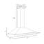 Hotte de cuisine murale en acier inoxydable avec poignée ZLINE 48 po ZLINE-103498492