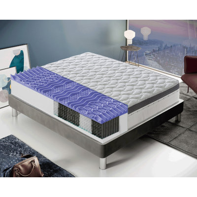 Torry Pocket Spring Mattress - 28 cm High - With 7 cm Memory Foam - 800 Pocket Springs - Orthopaedic