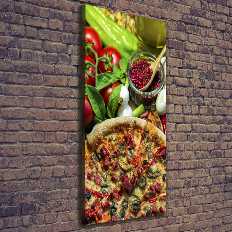 Pizza - Wrapped Canvas Print