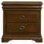 Table de chevet 2 tiroirs Cherry