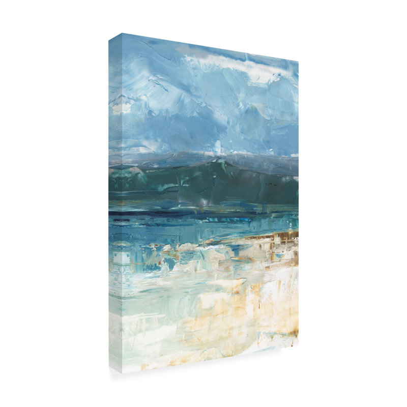 «Ethan Harper Cool Blue Horizon I», art sur toile, H 24 po x l 16 po x P 2 po