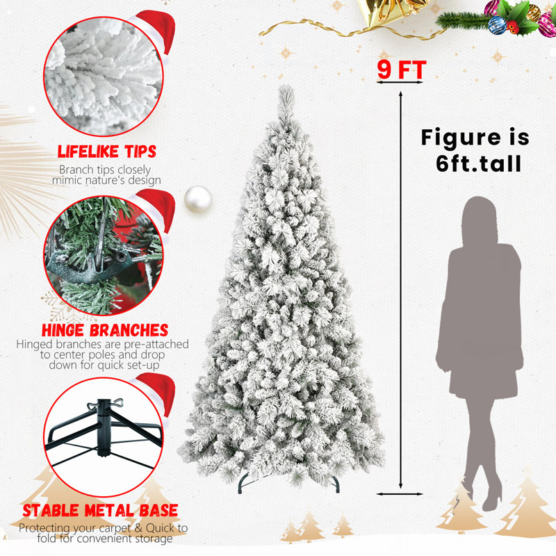 Arbre de Noël 4 pi, 4', Non pré-éclairé
