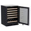 23.88'' 45 Bottle Single Zone Built-in Wine Refrigerator with Stainless Steel Frame Glass Door
