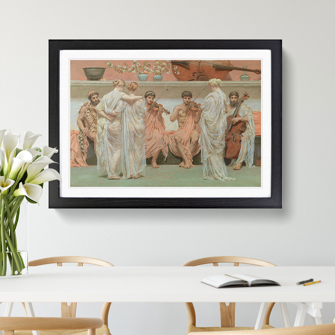 The Quartet by Albert Joseph Moore - Picture Frame Painting